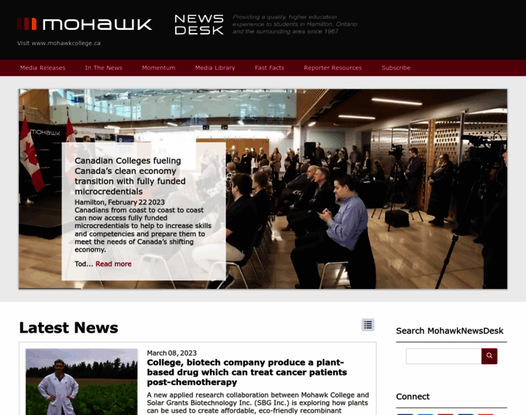 Mohawknewsdesk.ca thumbnail