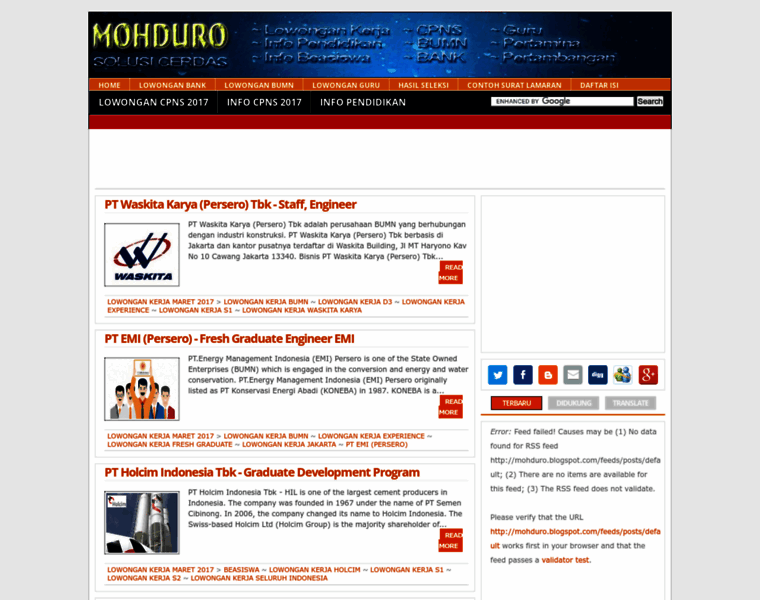 Mohduro.blogspot.co.id thumbnail