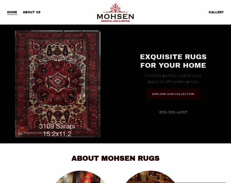 Mohsenorientalrug.com thumbnail