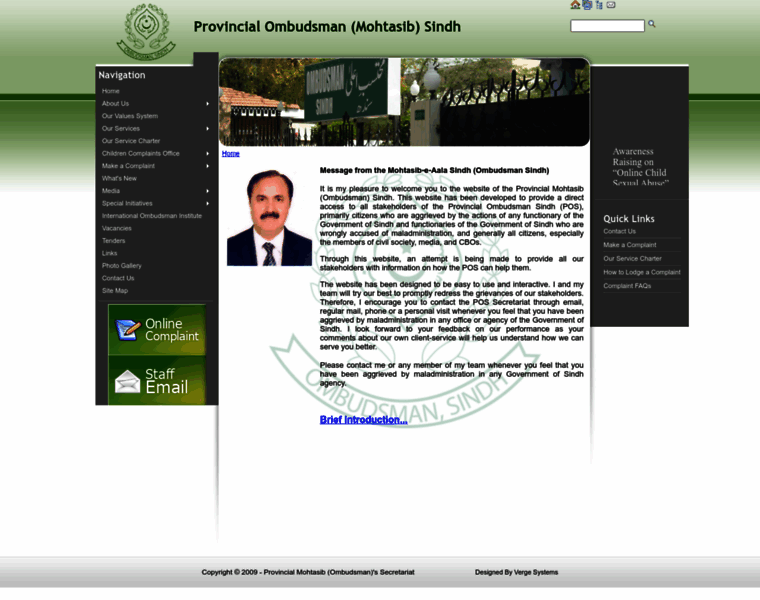 Mohtasibsindh.gov.pk thumbnail