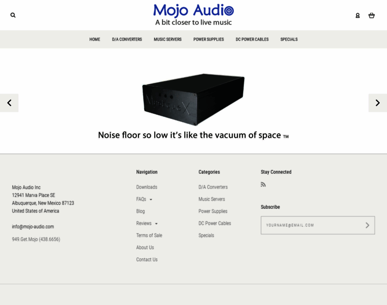 Mojo-audio.com thumbnail