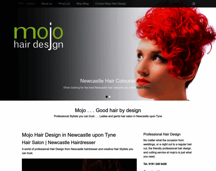 Mojo-hairdesign.co.uk thumbnail