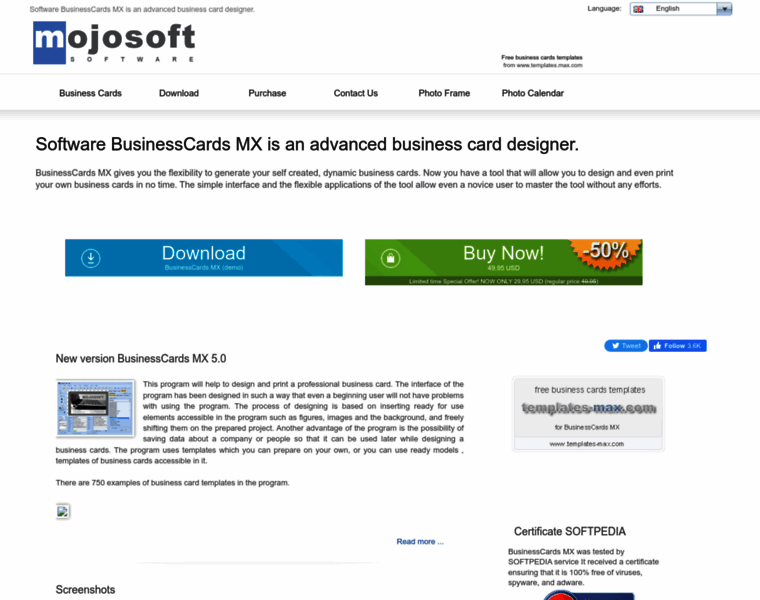 Mojosoft-software.com thumbnail