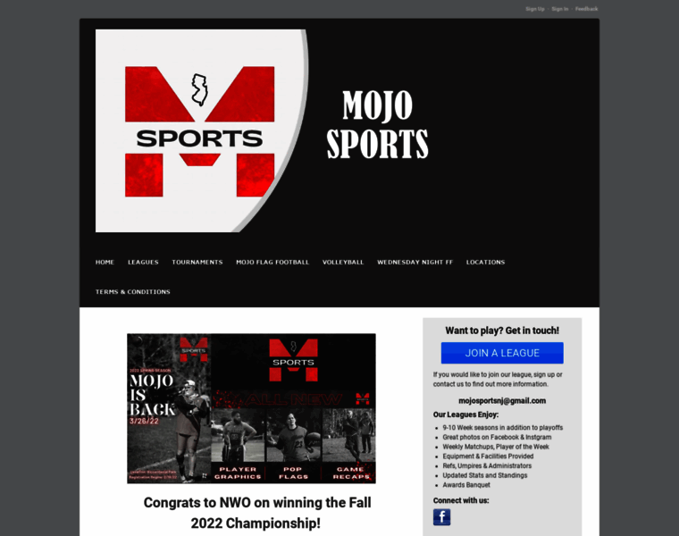 Mojosportsnj.com thumbnail