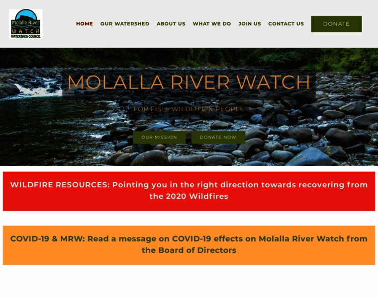 Molallariverwatch.org thumbnail