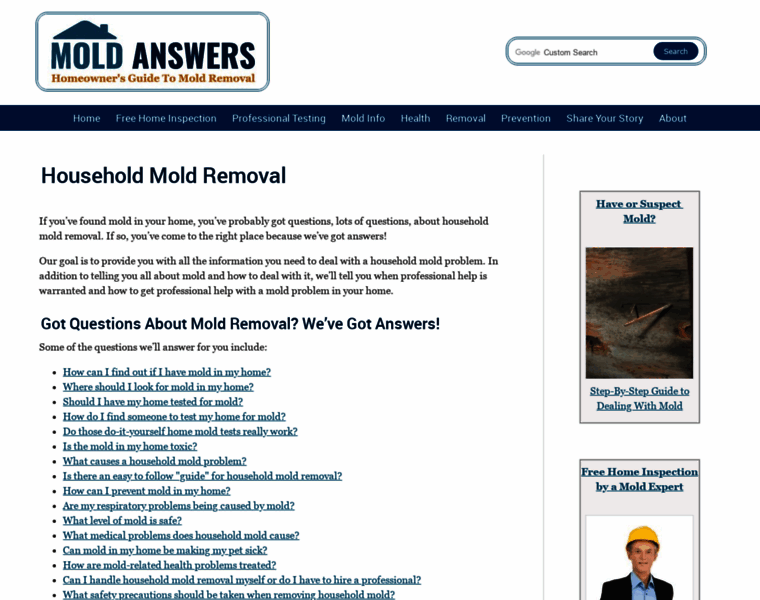 Mold-answers.com thumbnail