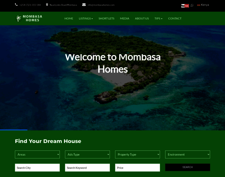 Mombasahomes.com thumbnail
