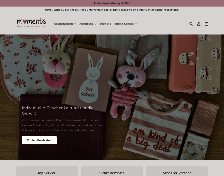 Moments-shop.de thumbnail