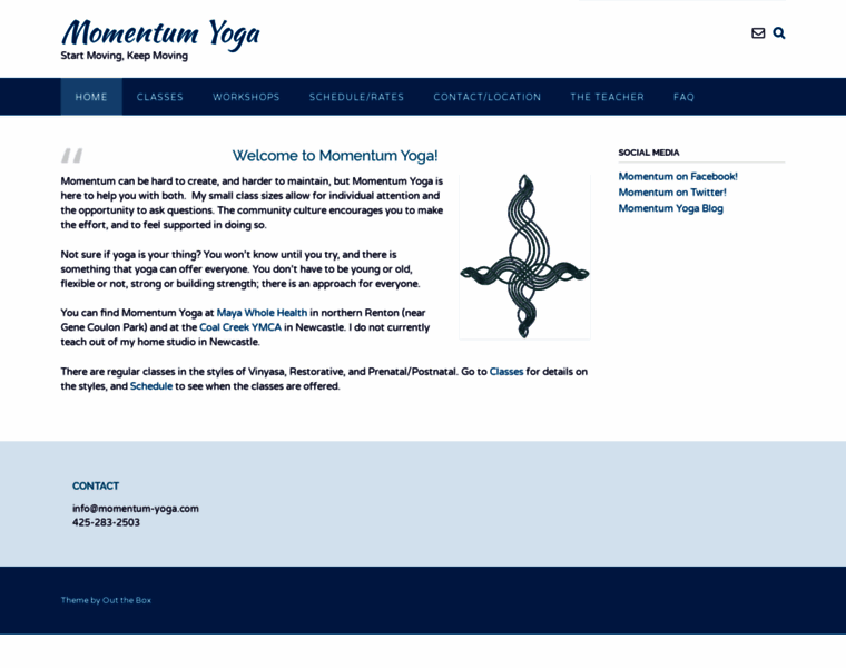 Momentum-yoga.com thumbnail