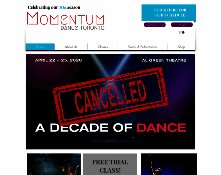 Momentumdancetoronto.com thumbnail
