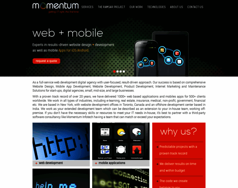 Momentuminfotech.com thumbnail