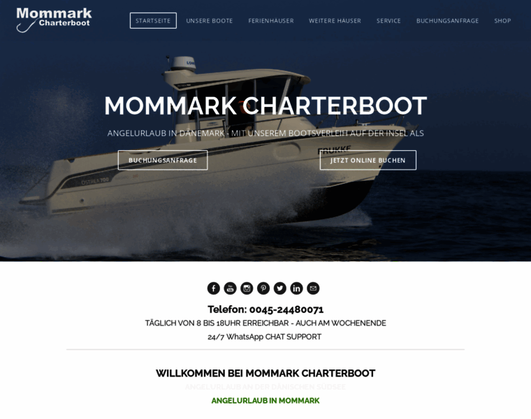 Mommark-charterboot.dk thumbnail