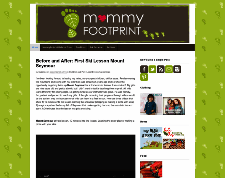 Mommyfootprint.com thumbnail