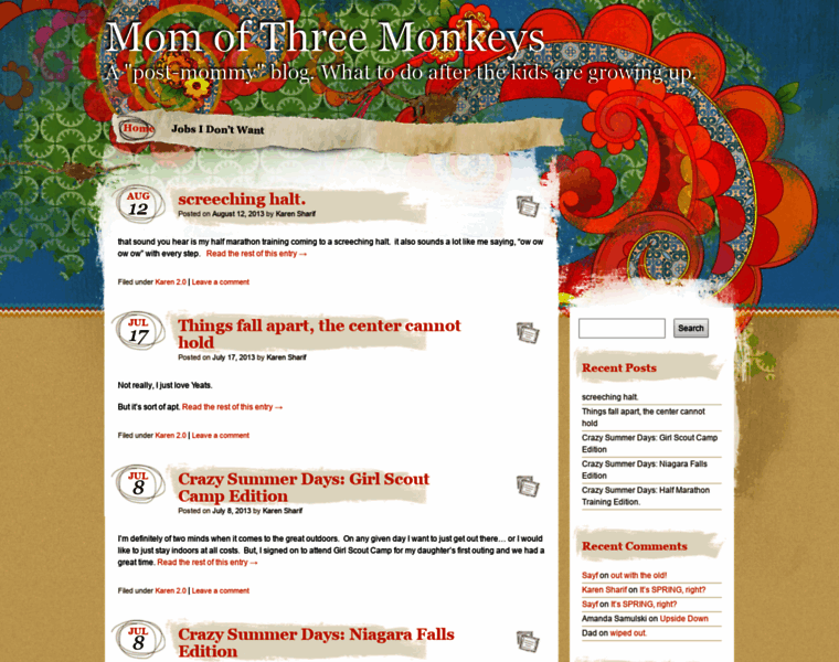 Momofthreemonkeys.com thumbnail