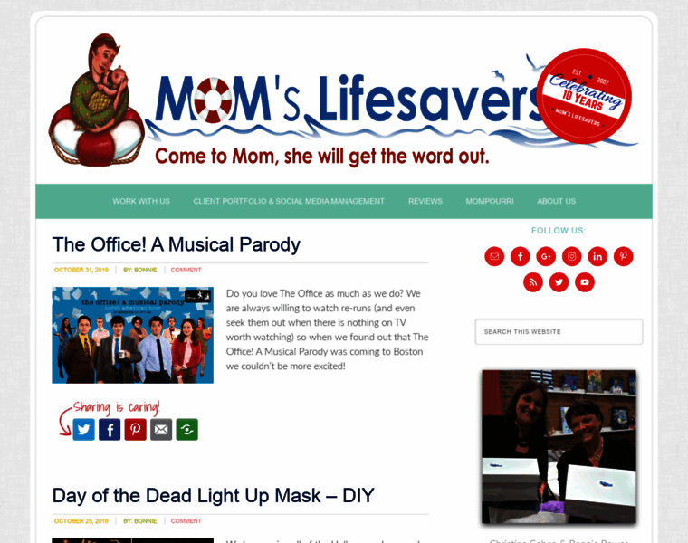 Momslifesavers.com thumbnail