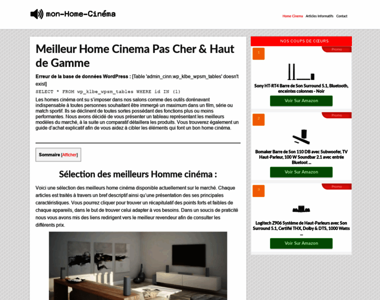 Mon-home-cinema.info thumbnail