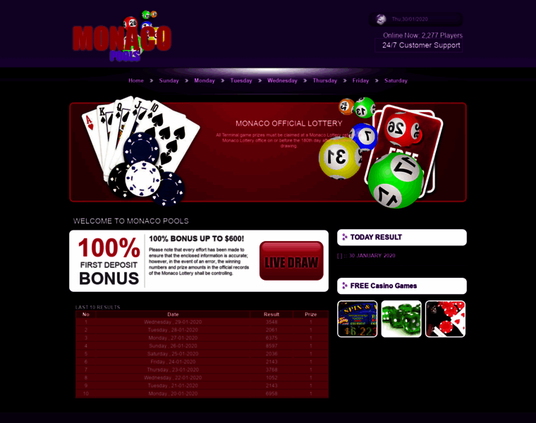 Monacopools.net thumbnail