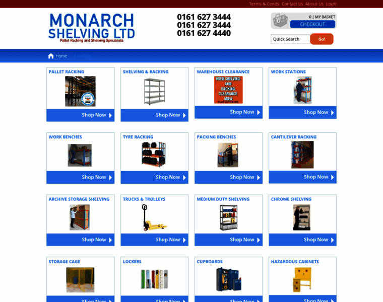 Monarchshelving.co.uk thumbnail
