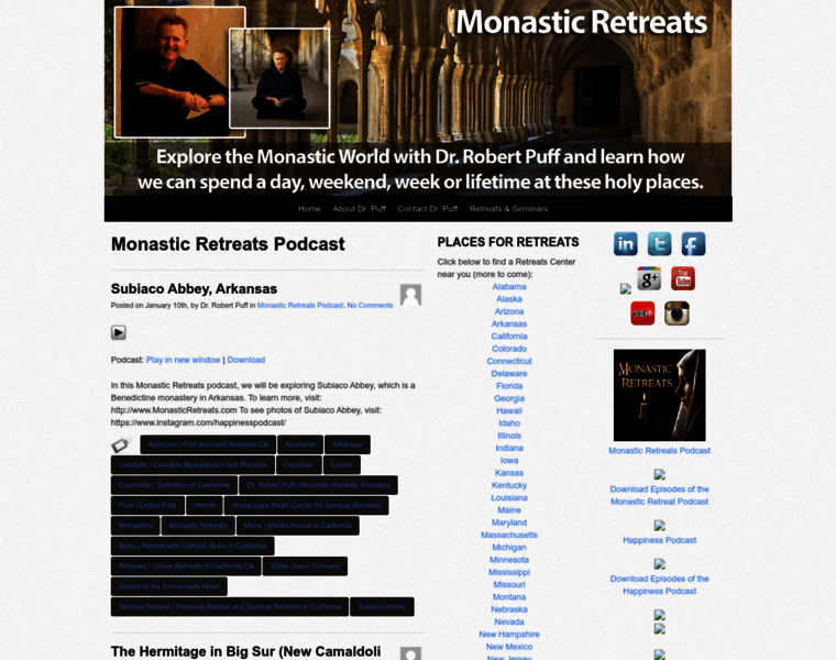 Monasticretreats.com thumbnail