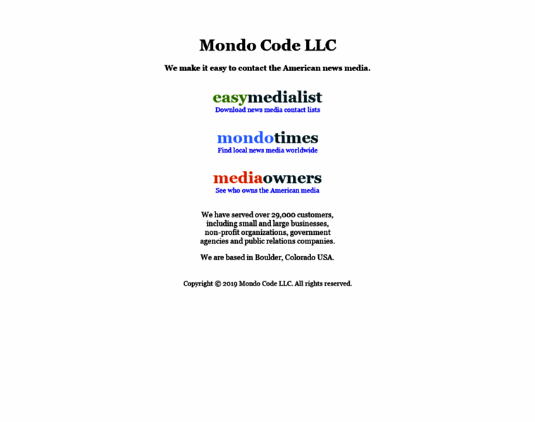 Mondocode.com thumbnail
