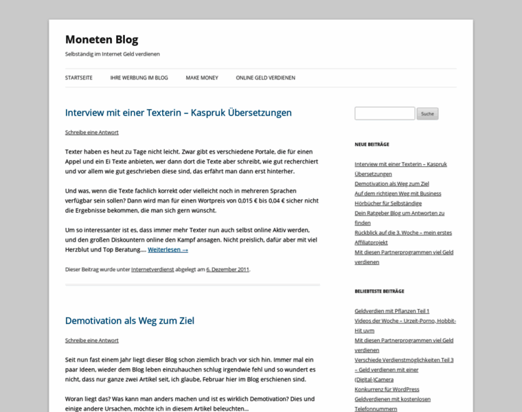 Moneten-blog.de thumbnail