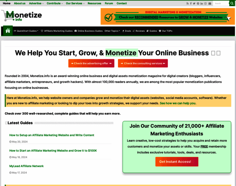 Monetize.info thumbnail