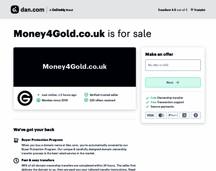Money4gold.co.uk thumbnail