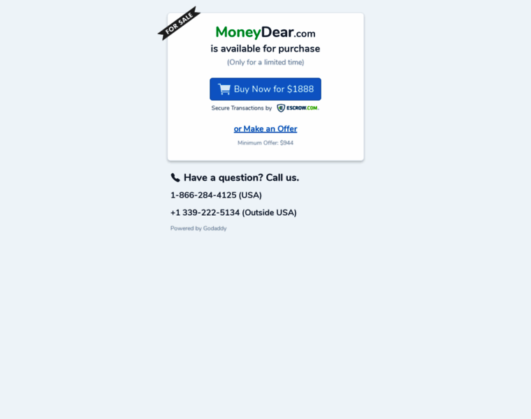 Moneydear.com thumbnail
