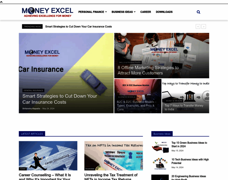 Moneyexcel.com thumbnail
