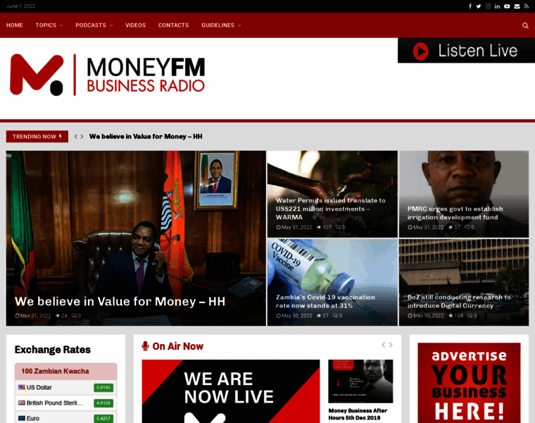 Moneyfmzambia.com thumbnail