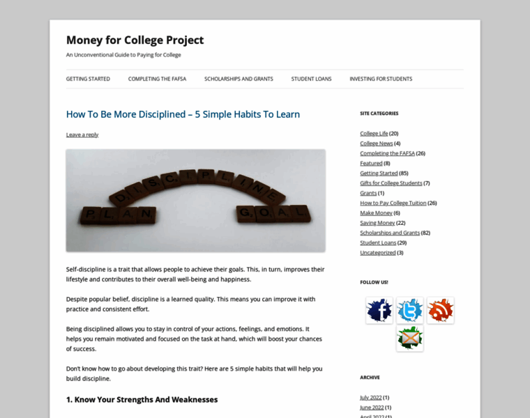 Moneyforcollegeproject.com thumbnail