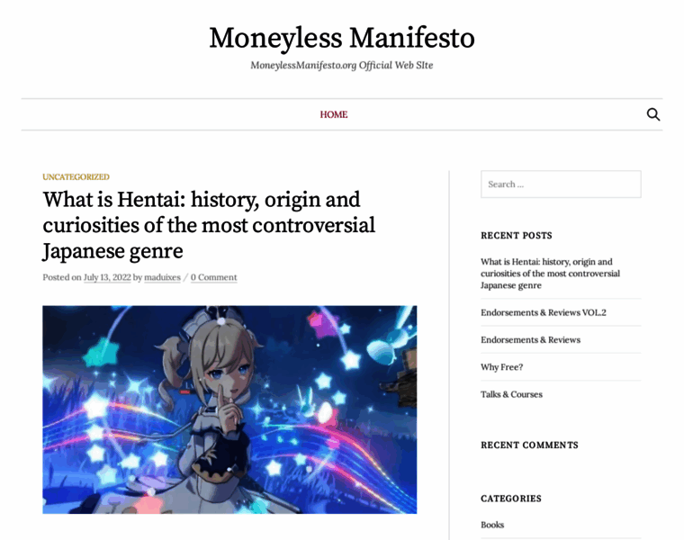 Moneylessmanifesto.org thumbnail