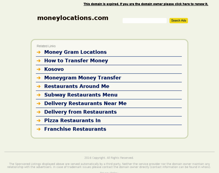 Moneylocations.com thumbnail