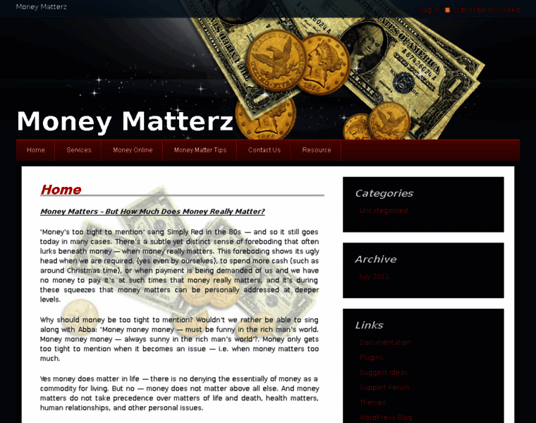 Moneymatterz.com thumbnail