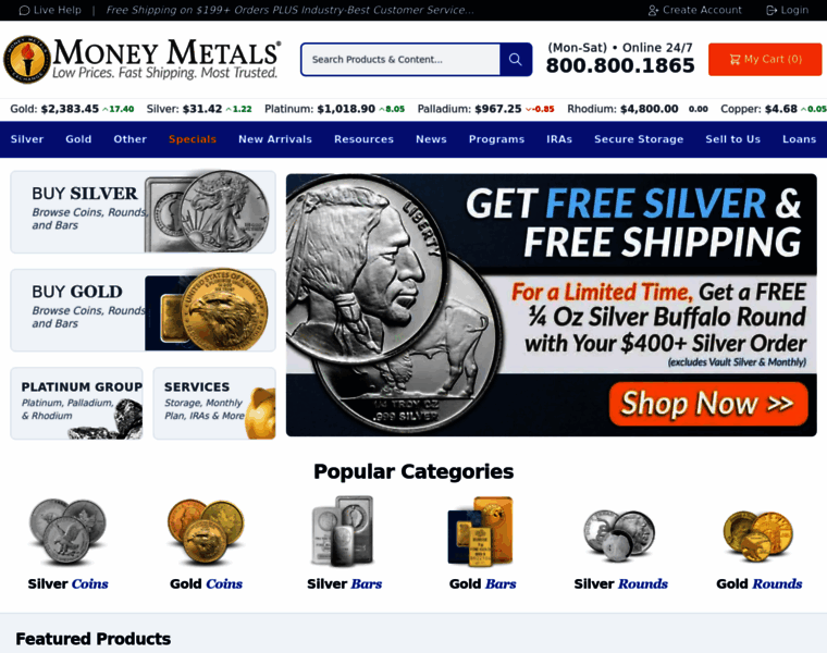 Moneymetals.com thumbnail