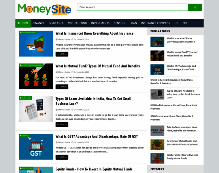 Moneysite.in thumbnail