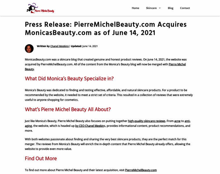 Monicasbeauty.com thumbnail