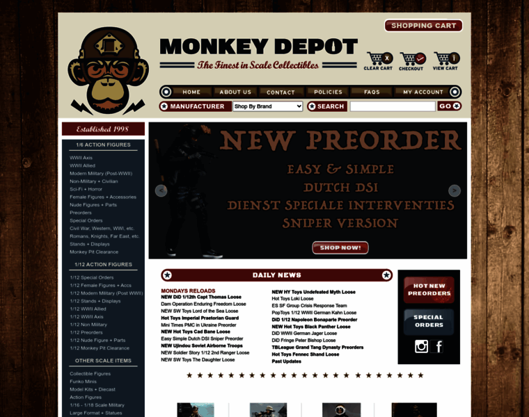 Monkeydepot.com thumbnail