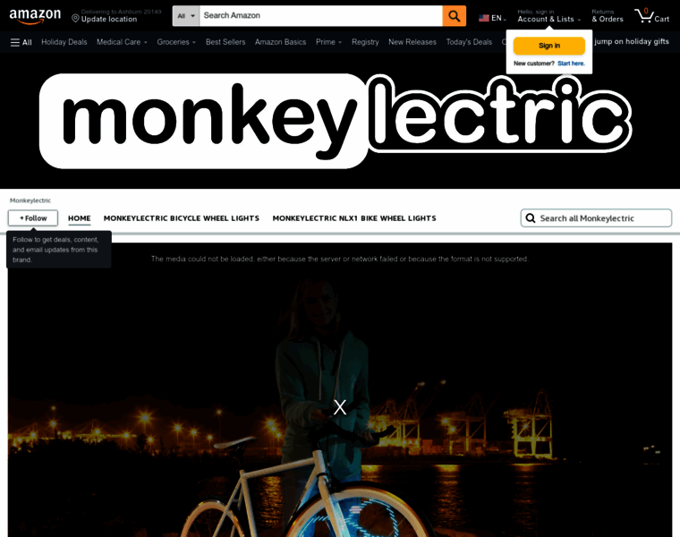 Monkeylectric.com thumbnail