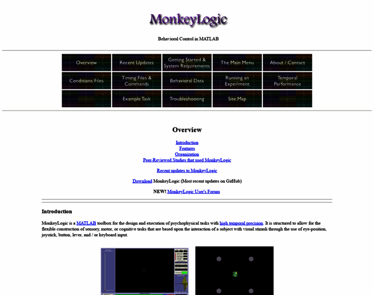 Monkeylogic.org thumbnail