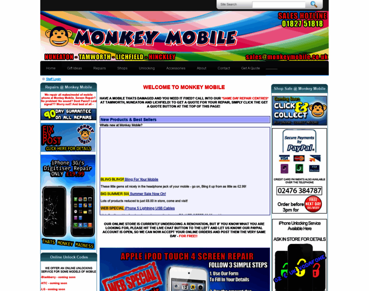 Monkeymobile.co.uk thumbnail