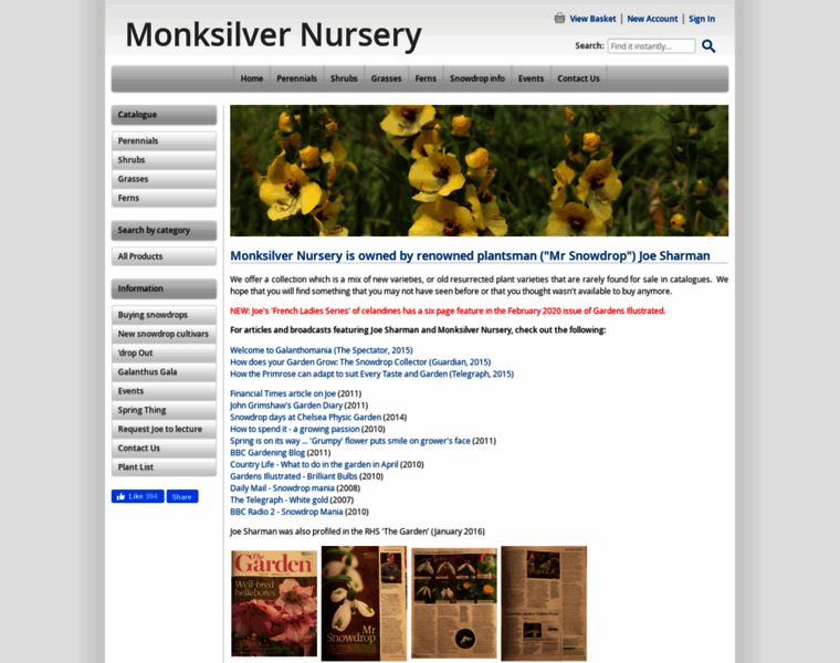 Monksilvernursery.co.uk thumbnail