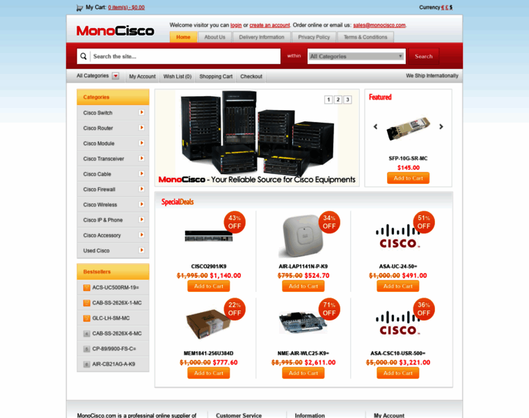 Monocisco.com thumbnail