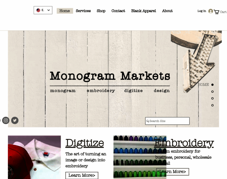 Monogrammarkets.com thumbnail
