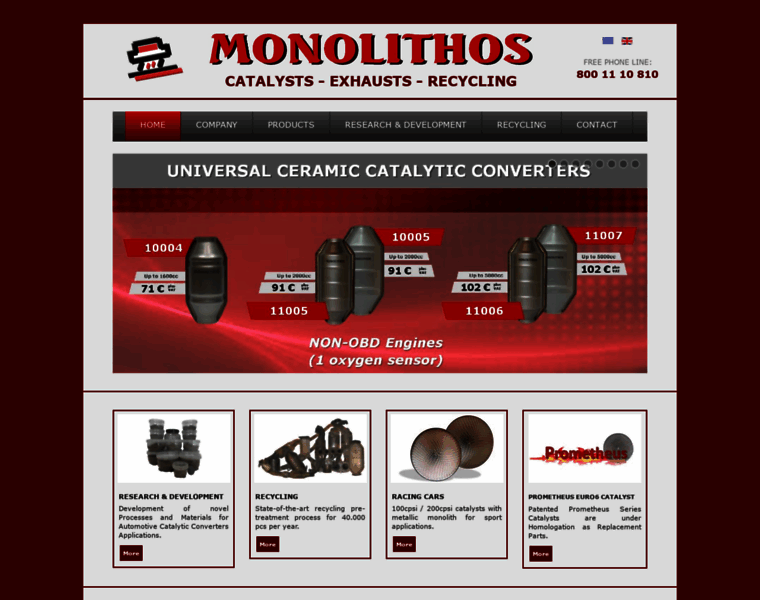 Monolithos-catalysts.com thumbnail