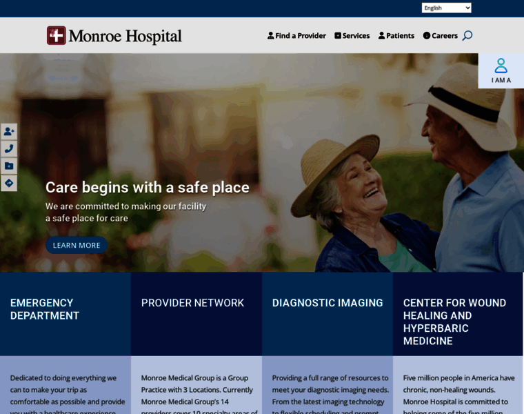 Monroehospital.com thumbnail