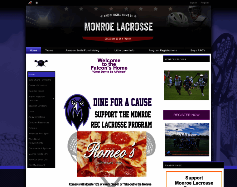 Monroelacrosse.com thumbnail