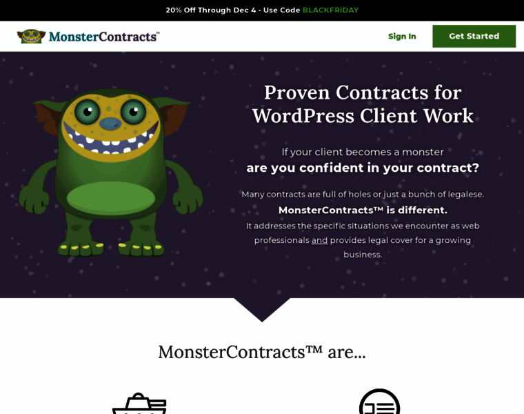 Monstercontracts.com thumbnail