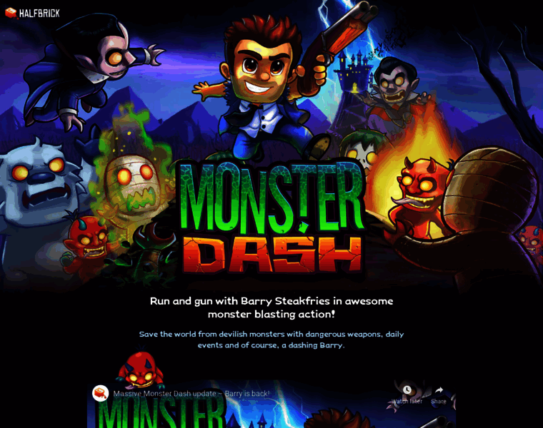 Monsterdashgame.com thumbnail
