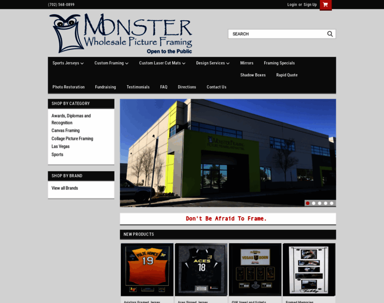 Monsterframing.com thumbnail